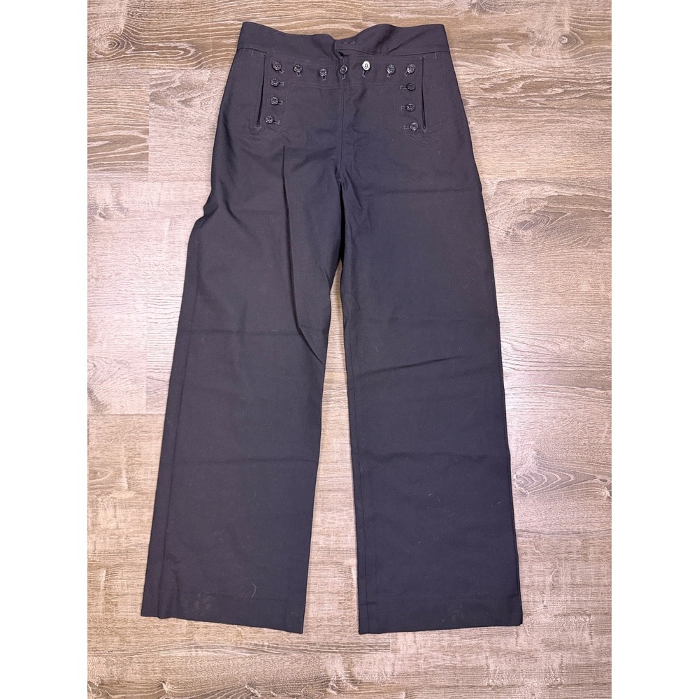 US Navy Trousers Men's 33L Crackerjack Blue Enlisted Wool Pants Omega